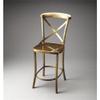 Beaumont Lane 24" Counter Stool in Gold view 2