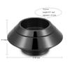 Yinplsmemory Cremation Urns for Ashes Stainless Steel Candle Holder Keepsake Urns for Ashes for Loved one Free Engraved (Black) view 2
