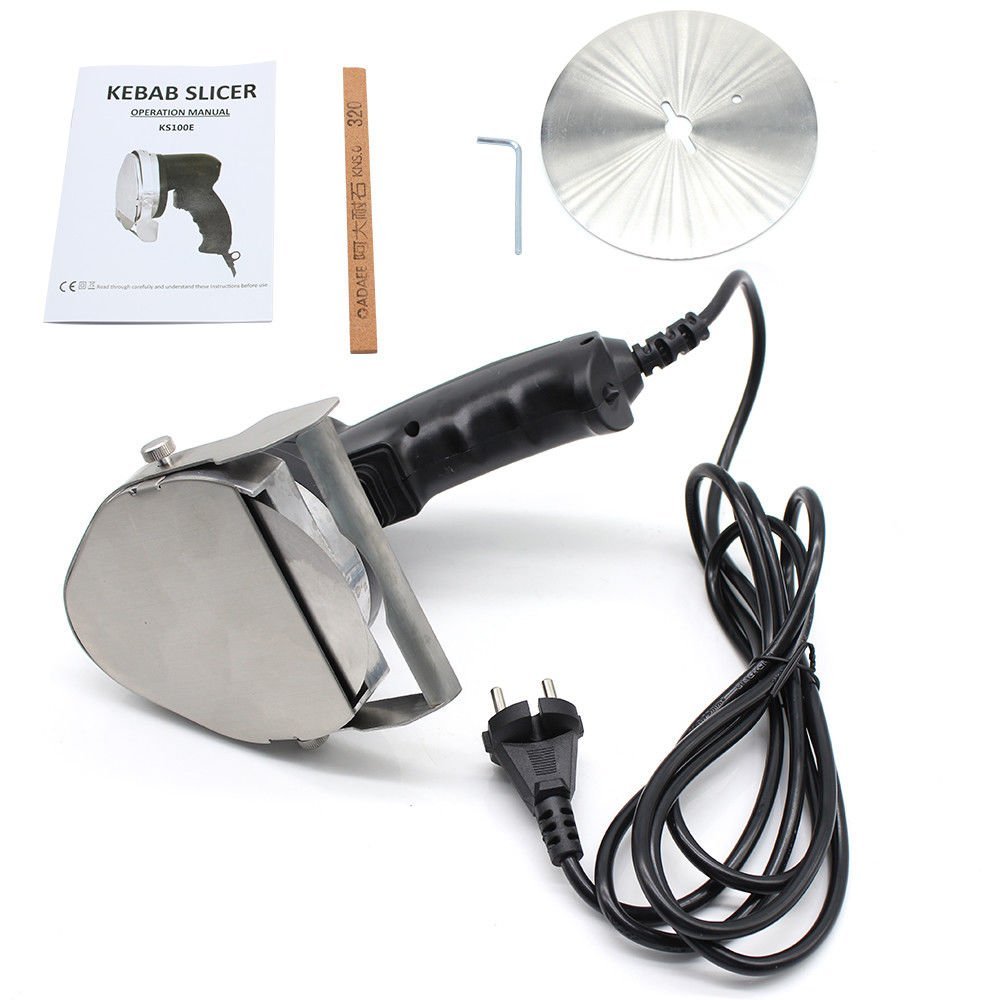 Electric Doner Kebab Slicer Cutter Meat Carver Slicer Cutter Machine Blade Gyros Carver Gyro Cutter 80W
