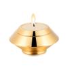 Cremation Urns for Ashes Stainless Steel Candle Holder Keepsake Urns for Ashes for loved one free engraved (Gold) view 1