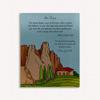 16x20 Custom Canvas Personalized Gift for Teacher, Gift from Student, Mentor Thank You Gift, Plateau, House, Fields, Boss Gift, William Butler Yeats Quote, 1841 view 2