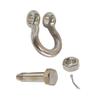 Prolinemax D Ring Bow Rigging Bolt Pin Anchor Shackle Marine Stainless Steel 316 1/2 Inch view 2