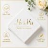 Crisky Napkins Mr and Mrs Gold Cocktail Beverage Dessert for Wedding Shower Engagement Party Decorations, Cake Table Decor Supplies. 100 Pcs, 3-Ply view 2
