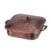 Spring USA 2274-5/23 Servella Buffet Server, Square, 4 Quart Capacity, Copper Plated (Case of 2) view 1