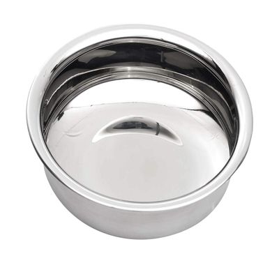 Arcata Food Pan for 5 qt Round Chafer, 12 1/2"L x 4"H, S/S, each