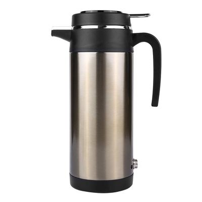 1200ML 12V/24V Electric In-car Kettle,Travel Thermoses, Heating Water BottlePremium Grade 18/8 Stainless Steel (12V)