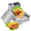 Deep Fryer 6.3QT/6L Fryer MAX 2500W Deep Fat Fryer with Temperature Control,Cooker with Lid Cover,Cool Touch Fry Basket with plastic handle for Fried Food,Electric Deep Fryer Easy to Clean,Oil Filter view 1