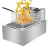 Deep Fryer 6.3QT/6L Fryer MAX 2500W Deep Fat Fryer with Temperature Control,Cooker with Lid Cover,Cool Touch Fry Basket with plastic handle for Fried Food,Electric Deep Fryer Easy to Clean,Oil Filter view 3