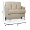 Acme Tacoma Leather Sofa in Beige view 3