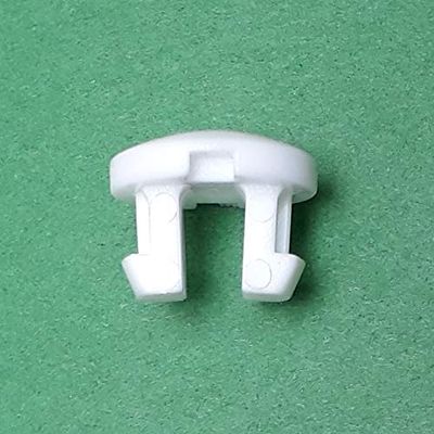 Asia Buy Horizontal Blinds Plastic Bottom Rail Ladder Cord Button Plug 1/2"- White (10)