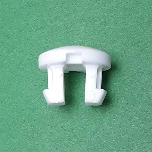 Asia Buy Horizontal Blinds Plastic Bottom Rail Ladder Cord Button Plug 1/2"- White (10)