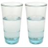 Toyo Sasaki Glass P-52103HS-AQ-JAN Glass Tumbler, Aqua Blue, 7.5 fl oz (210 ml), Spash HS Free Glass, Made in Japan, Dishwasher Safe, Pack of 2 view 1
