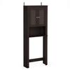 Furinno Indo Louver Door Bath Cabinet, Espresso view 1