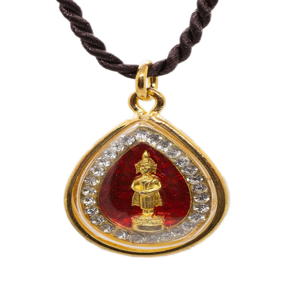 Artschatz Weekday Buddha - Sunday - Phra Tawai Natra Restraint Pendant, Amulet, Necklace, Charm