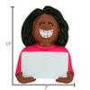 3D African American Dental Ornaments for Christmas Tree 2025 - Dentist Christmas Ornament - Braces Ornament 2025 - Dental Hygienist Ornaments Lost Tooth Fairy Doctor Assistant Medical Orthodontist view 3