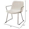 Mercana 68315 Dining Chair, Armchair, Cream view 2