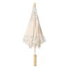 Fdit Mini Handmade Lace Silk Embroidery Flower Umbrella (Smaller Than Your Imagination !!!!)(Just for Photography or Decor, not Practical for Raining Day)(L-Beige) view 1