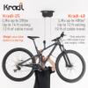 Kradl - Spring-Powered Ceiling Bike Hoist and Rack, Lifts up to 40lb view 3