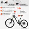 Kradl - Spring-Powered Ceiling Bike Hoist and Rack, Lifts up to 40lb view 4