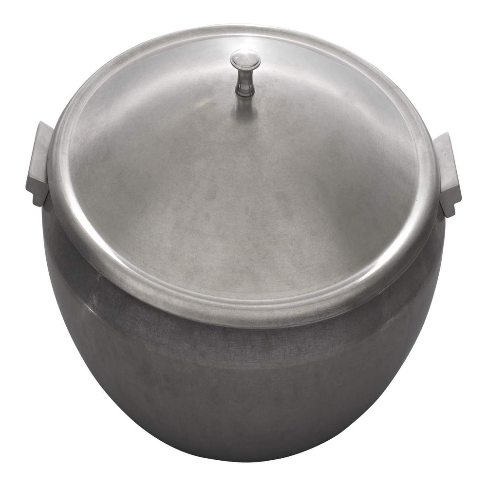 Arcata Round Chafer, 8 qt, 15"D, 16 1/2"D x 8 1/2"H, S/S, Vintage Finish, each