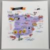 Nancy Nikko Spanish Food Map, Food Regions of Spain, 8 1/2 x 11 view 1