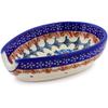 Polmedia Polish Pottery Spoon Rest - Blue Cornflower Pattern Handmade in Boleslawiec Poland by Ceramika Bona + Certificate of Authenticity view 1