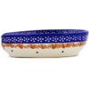 Polmedia Polish Pottery Spoon Rest - Blue Cornflower Pattern Handmade in Boleslawiec Poland by Ceramika Bona + Certificate of Authenticity view 3