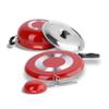 Sumeet 2.6mm Thick Non-Stick Harkin Combo set (Dosa Tawa  26.5cm Dia + Kadhai With Lid  1.5Ltr capacity- 20cm Dia + Tadka Pan  10cm Dia) view 3