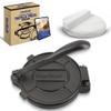 10 Inch Cast Iron Tortilla Press by StarBlue with FREE 100 Pieces Oil Paper and Digital Recipes e-book - Tool to make Indian style Chapati, Flour Tortilla, Roti view 1