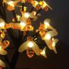 LED Honeybee Tree Light LED Lighted Bee Table Top Night Light Christmas Tree Brances Lighted Bonsai Tree Table Lamp Kids Children Parents Gift Bedroom Home Indoor Decoration (Warm Light) view 4