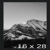 Frame It Easy 16 x 28 Black Wood Frame (Derby) view 1