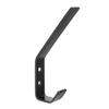 Amazon Basics Wall Mounted Modern Metal Drywall Coat Hooks - Flat Black, 5-Pack view 4