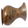 Full Funk Large Home Decoration Vase Light Brown Swirl Grain Wooden view 2