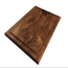 Best Redwood 9" Wood Edge Grain with Juice Groove Cutting Board in Natural view 1