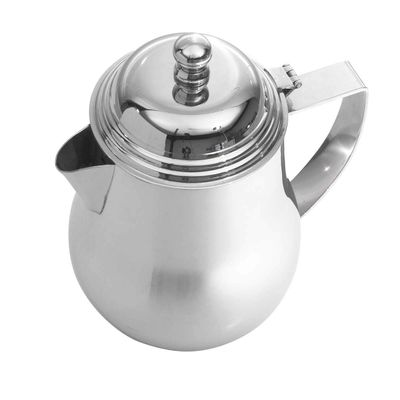 Arcata Teapot, 25 oz, 3 1/2" x 4 3/8", 18/8 S/S, Mirror Finish, each