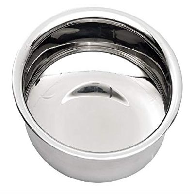 Arcata Food Pan for 2.50 qt Round Chafer, 9 3/4"L x 2 1/2"H, S/S, each