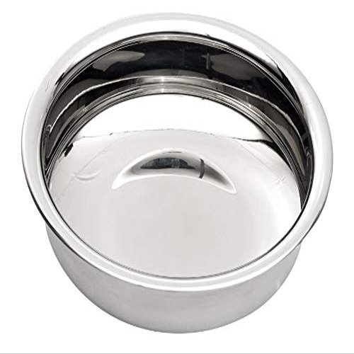 Arcata Food Pan for 2.50 qt Round Chafer, 9 3/4"L x 2 1/2"H, S/S, each