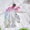 RAZ Imports Blown Glass Christmas Ornament, Rainbow Unicorn, 5" H, 2019 Eric Cortina Collection view 2