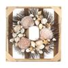 ANDALUCA Summer Seashell & Starfish 20" Wreath Natural Preserved (Natural) view 3