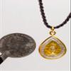 Artschatz Weekday Birthday Buddha Golden Colorful Thai Amulet Pendant (Monday - Phram Ham Yath Making Peace) view 2