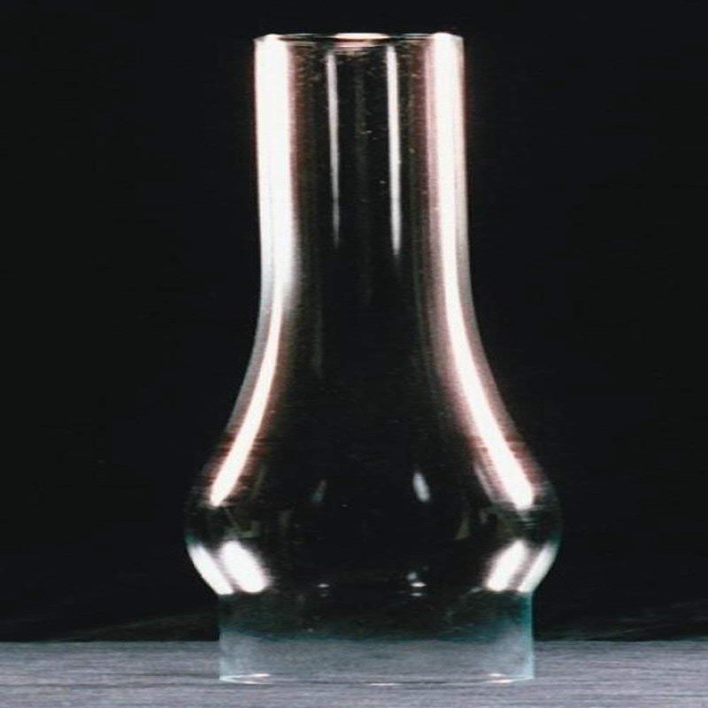 Clear Glass Lamp Chimney, Replacement Hurricane Globe Measures 2 7/8 Inch Diameter Base x 12 Inches High for Oil or Kerosene Lanterns