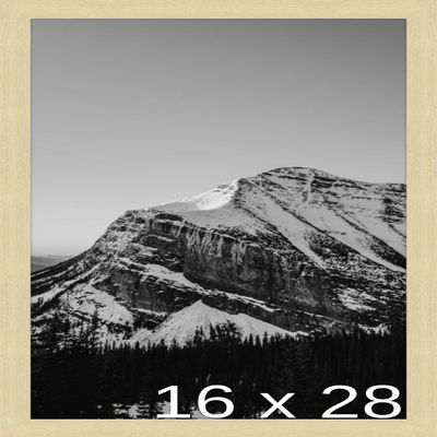 Frame It Easy 16 x 28 Wheat Wood Frame (Derby)
