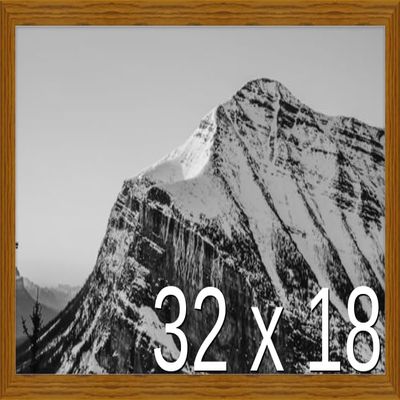 Frame It Easy 32 x 18 Hazel Wood Frame (Derby)