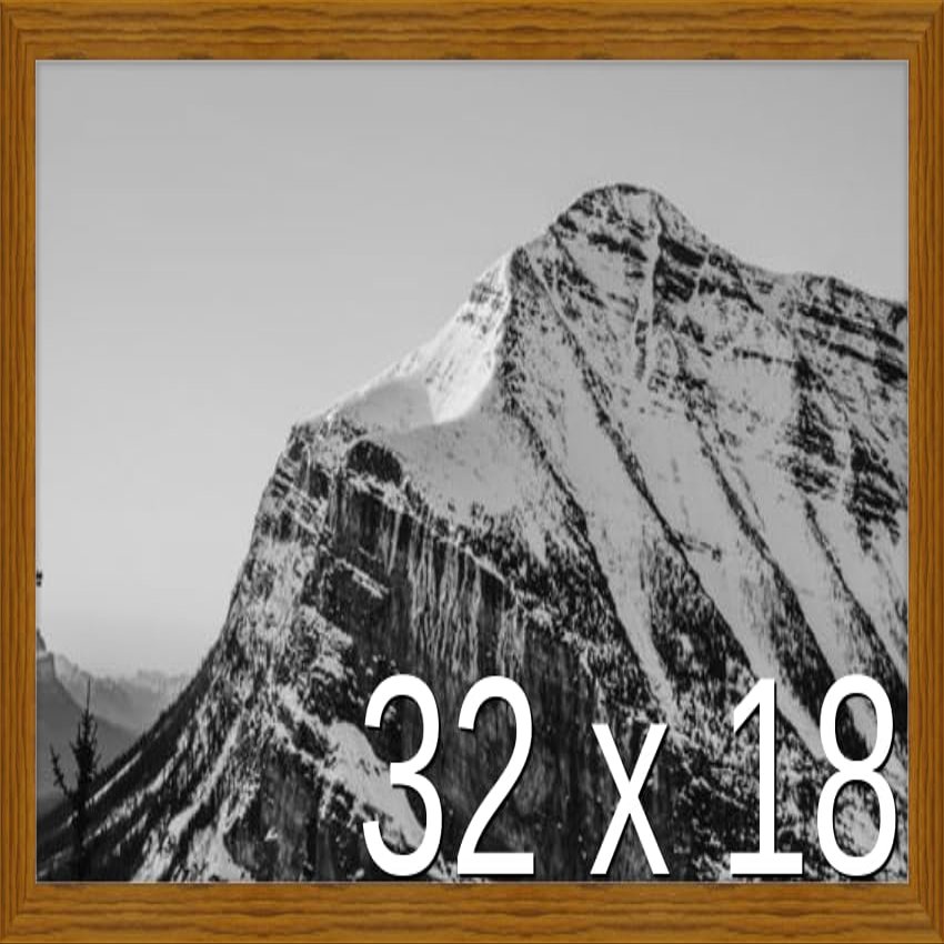 Frame It Easy 32 x 18 Hazel Wood Frame (Derby)