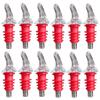 1 Dozen Medium Red Cork Free-Pour Spout - Great for 750ml or liter bottle of Patron, 3 Olives and many other liquors with wider than normal bottle necks, including many of the big 1.75 liter bottles. view 1