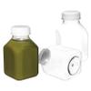 [40 PACK] Empty Clear Plastic Juice Bottles with Tamper Evident Caps 8 OZ - Smoothie Bottles - Ideal for Juices, Milk, Smoothies, Picnic's and even Meal Prep by EcoQuality Juice Containers view 1