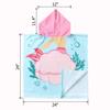 NovForth Kids Beach Towel for Boys Girls, Mermaid Hooded Bath Towel Wrap, Toddler Pool Towel with Hood view 2