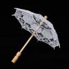 Mini Handmade Lace Silk Embroidery Flower Umbrella (Smaller Than Your Imagination !!!!)?Just for Photography or Decor, not Practical for Raining Day(S-White) view 4