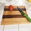 Best Redwood 9" Mixed Maple Wood Edge Grain Cutting Board in Natural view 4