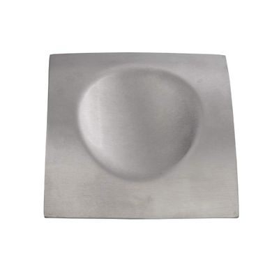 Arcata Square Spoon Rest, 5 1/4" x 5 1/4", S/S, Matte Finish, 6 per case